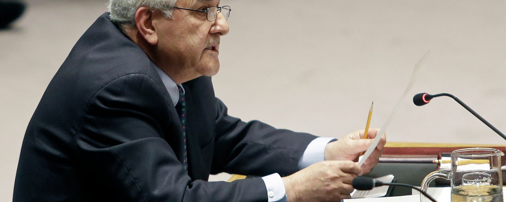 Palestinian Ambassador to the United Nations Riyad Mansour - سبوتنيك عربي, 1920, 18.02.2026