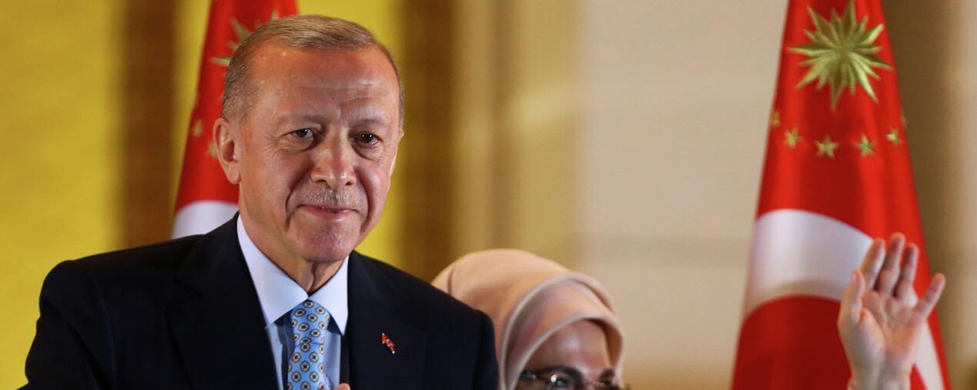 الرئيس التركي، رجب طيب أردوغان، وزوجته أمينة أردوغان - سبوتنيك عربي, 1920, 05.07.2026