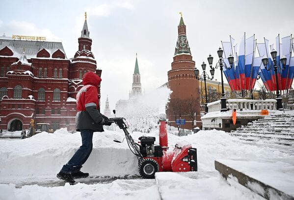 الثلوج في موسكو - سبوتنيك عربي