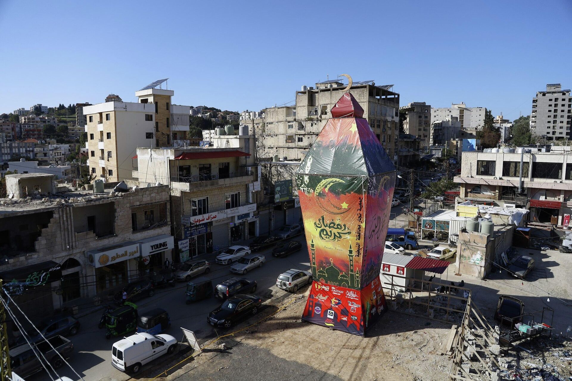  شهر رمضان يظل مجددا على مدينة النبطية في جنوب لبنان للعام الثاني بعد انتهاء الحرب - سبوتنيك عربي, 1920, 21.02.2026
