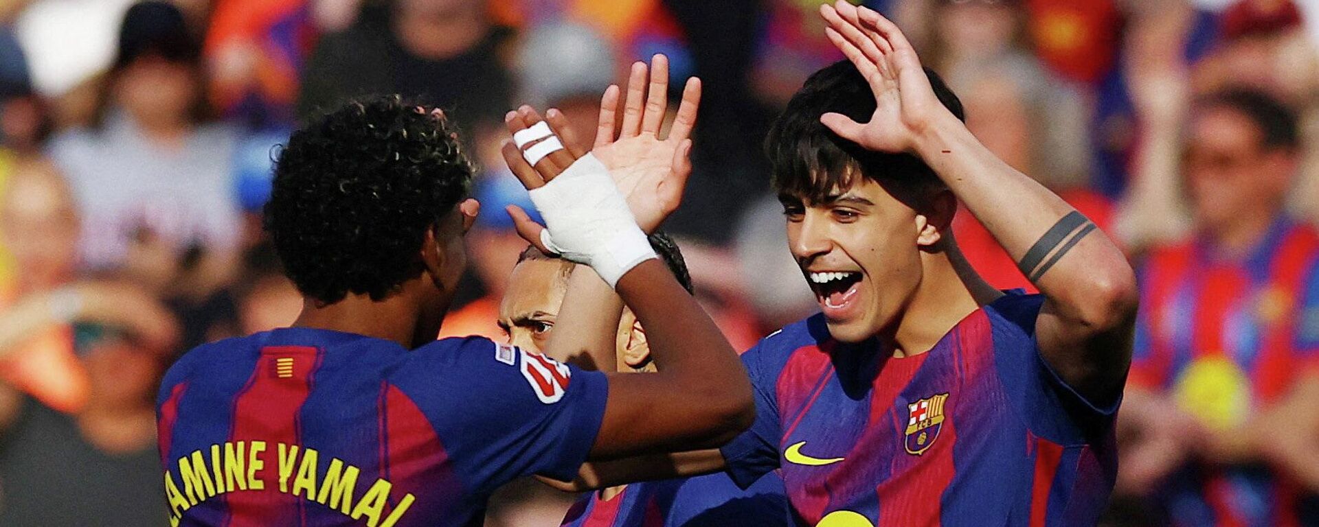 برشلونة يعتلي صدارة الدوري الإسباني بعد فوزه على ليفانتي - سبوتنيك عربي, 1920, 22.02.2026