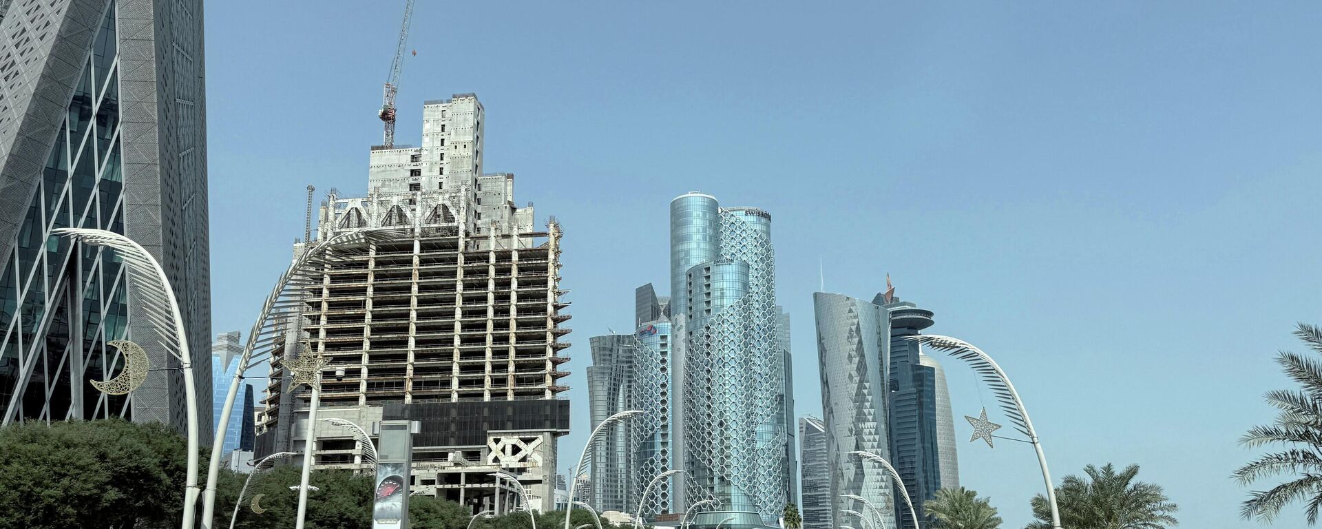 العاصمة القطرية الدوحة بعد سماع دوي انفجارات بها بعد الهجوم الإسرائيلي الأمريكي على طهران، 28 فبراير/ شباط 2026 - سبوتنيك عربي, 1920, 28.02.2026