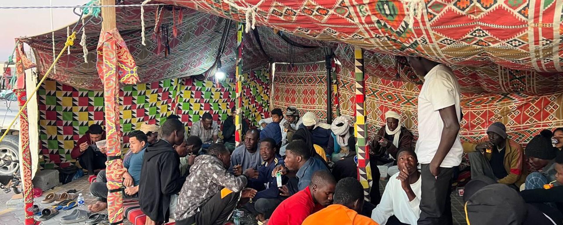 ليبيا .. خيمة بني وليد الرمضانية 15 عاما من التكافل مع العمالة الوافدة وعابري السبيل - سبوتنيك عربي, 1920, 02.03.2026