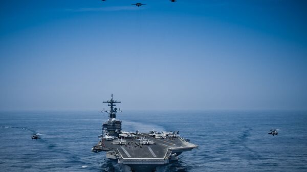 Американский авианосец George H.W. Bush - سبوتنيك عربي