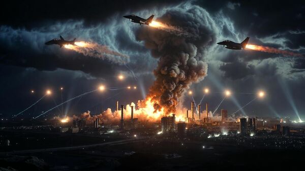 محاكاة بالذكاء الاصطناعي لهجوم إسرائيلي على منشآت صناعية في إيران - سبوتنيك عربي