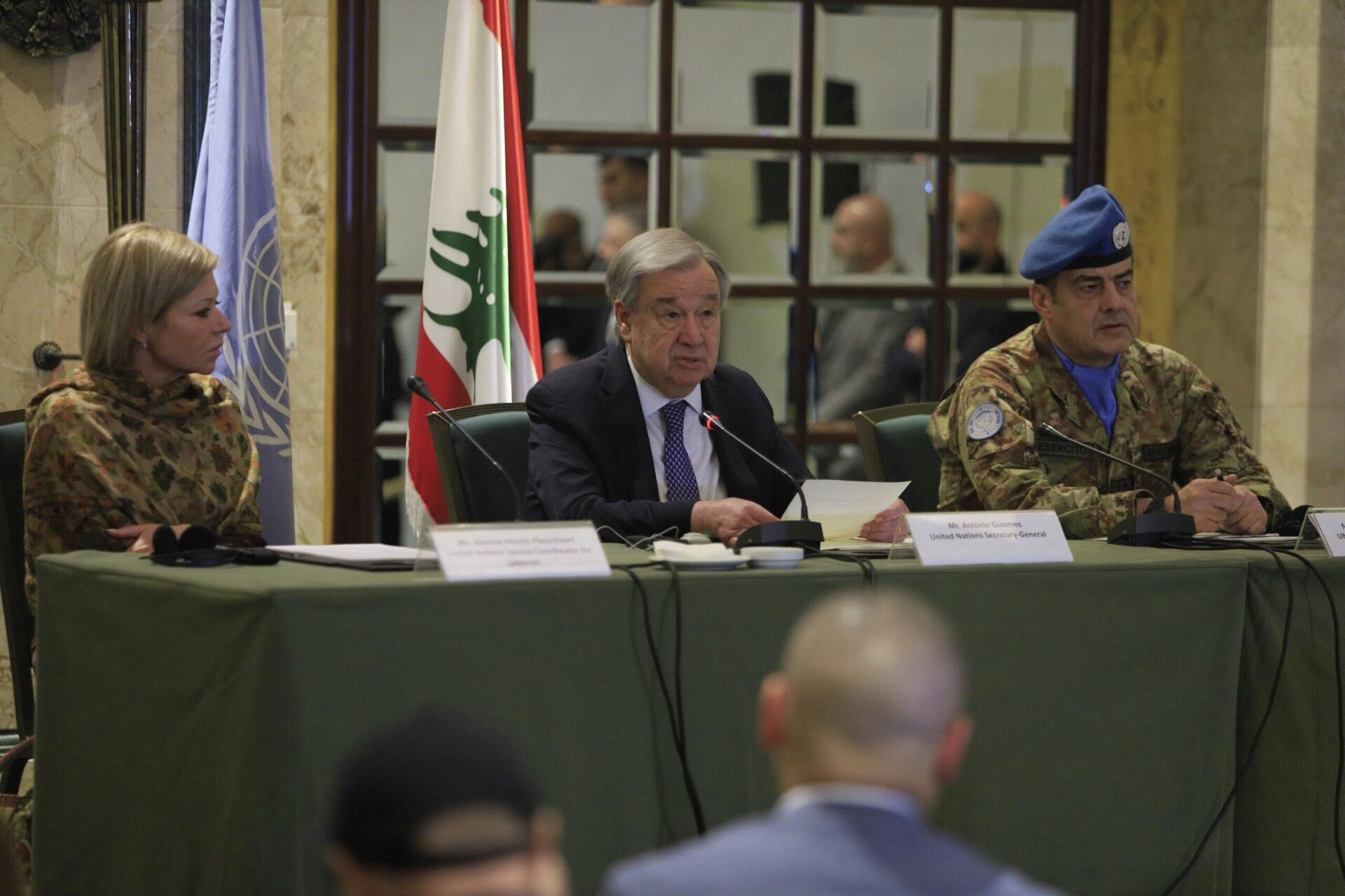 الأمين العام للأمم المتحدة أنطونيو غوتيريش في لبنان  - سبوتنيك عربي, 1920, 14.03.2026