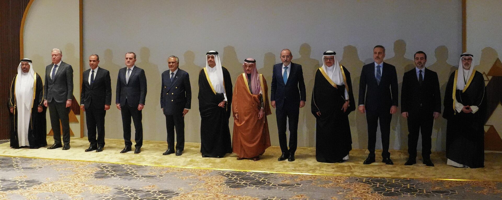 الاجتماع الوزاري الذي في العاصمة السعودية الرياض، وزراء خارجية مجموعة من الدول العربية والإسلامية - سبوتنيك عربي, 1920, 19.03.2026