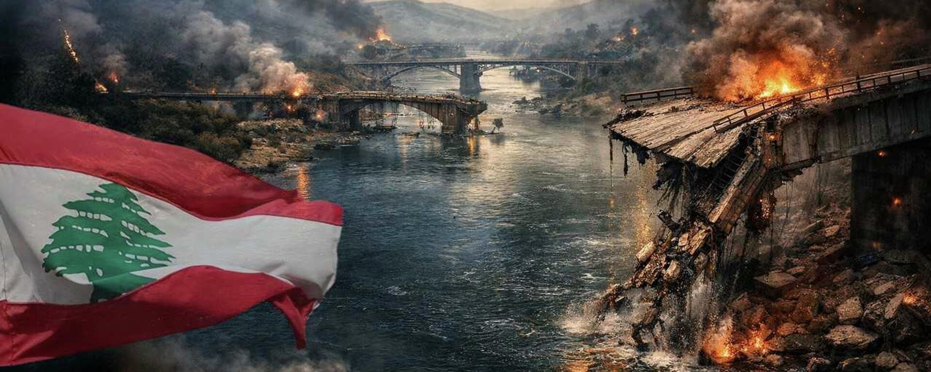 أهم الجسور على نهر الليطاني في لبنان - سبوتنيك عربي, 1920, 24.03.2026