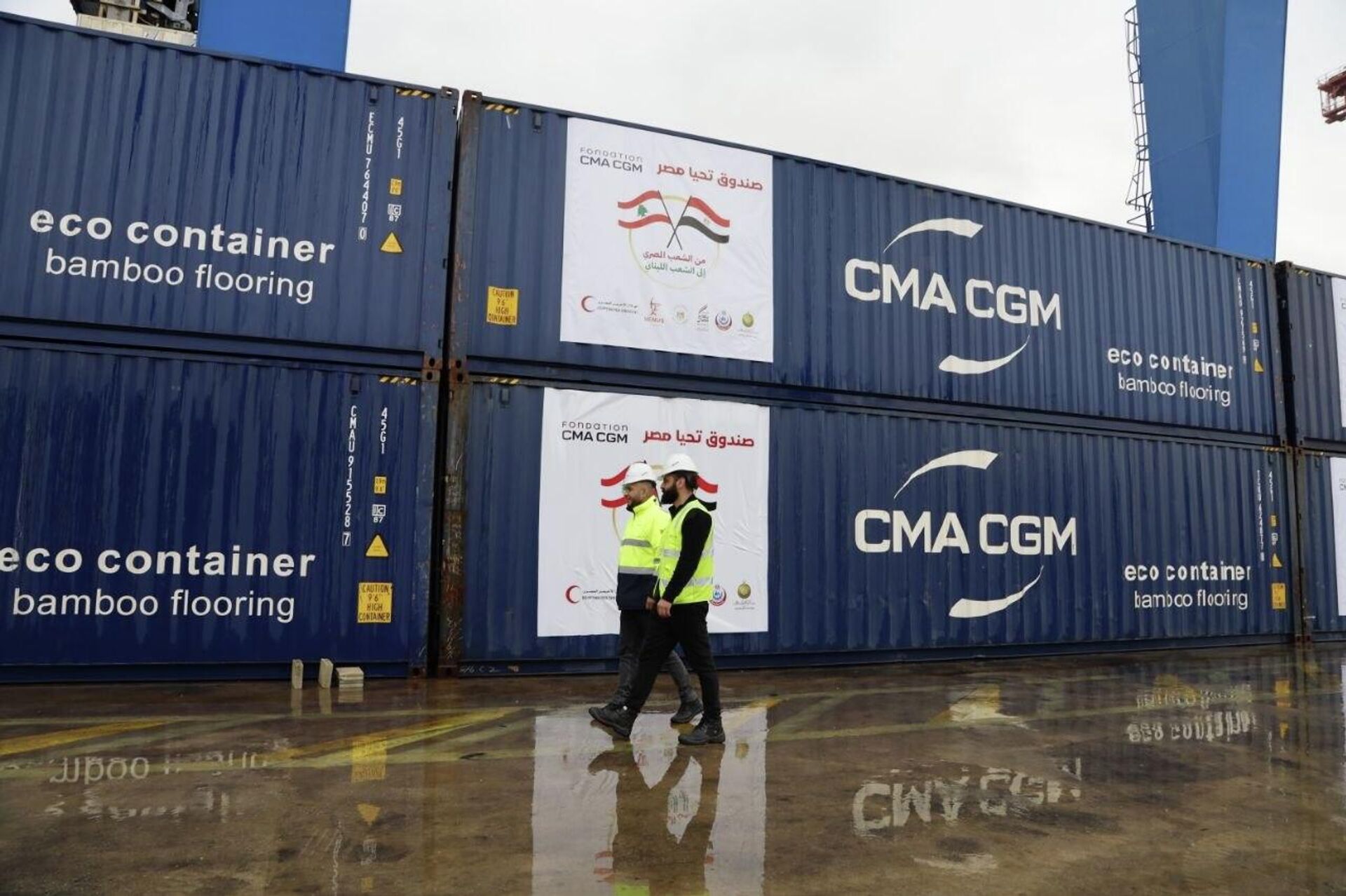 مصر تسلم لبنان 1000 طن من المساعدات الإنسانية لدعم النازحين جراء التصعيد الإسرائيلي - سبوتنيك عربي, 1920, 26.03.2026