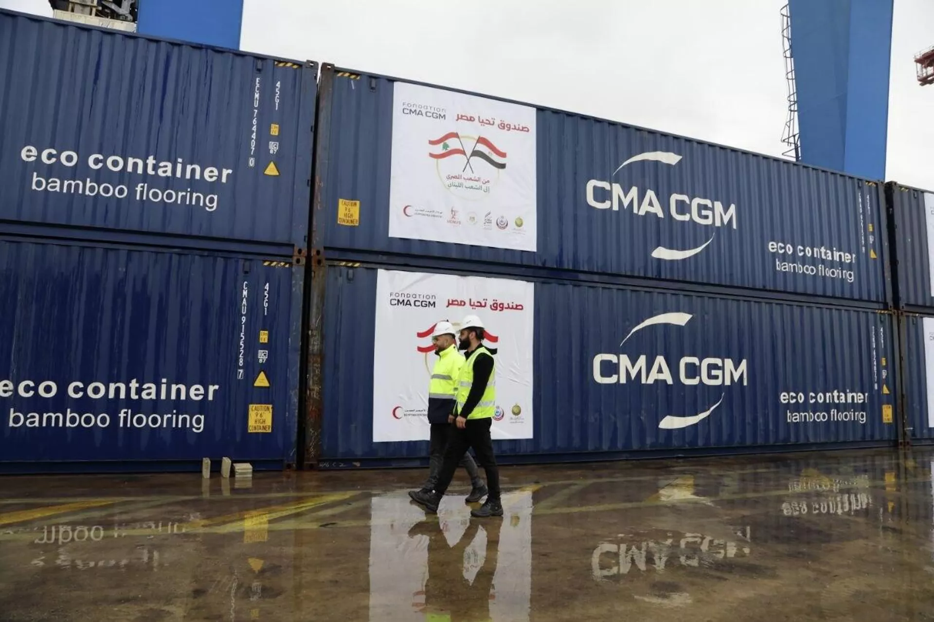 مصر تسلم لبنان 1000 طن من المساعدات الإنسانية لدعم النازحين جراء التصعيد الإسرائيلي - سبوتنيك عربي, 1920, 26.03.2026