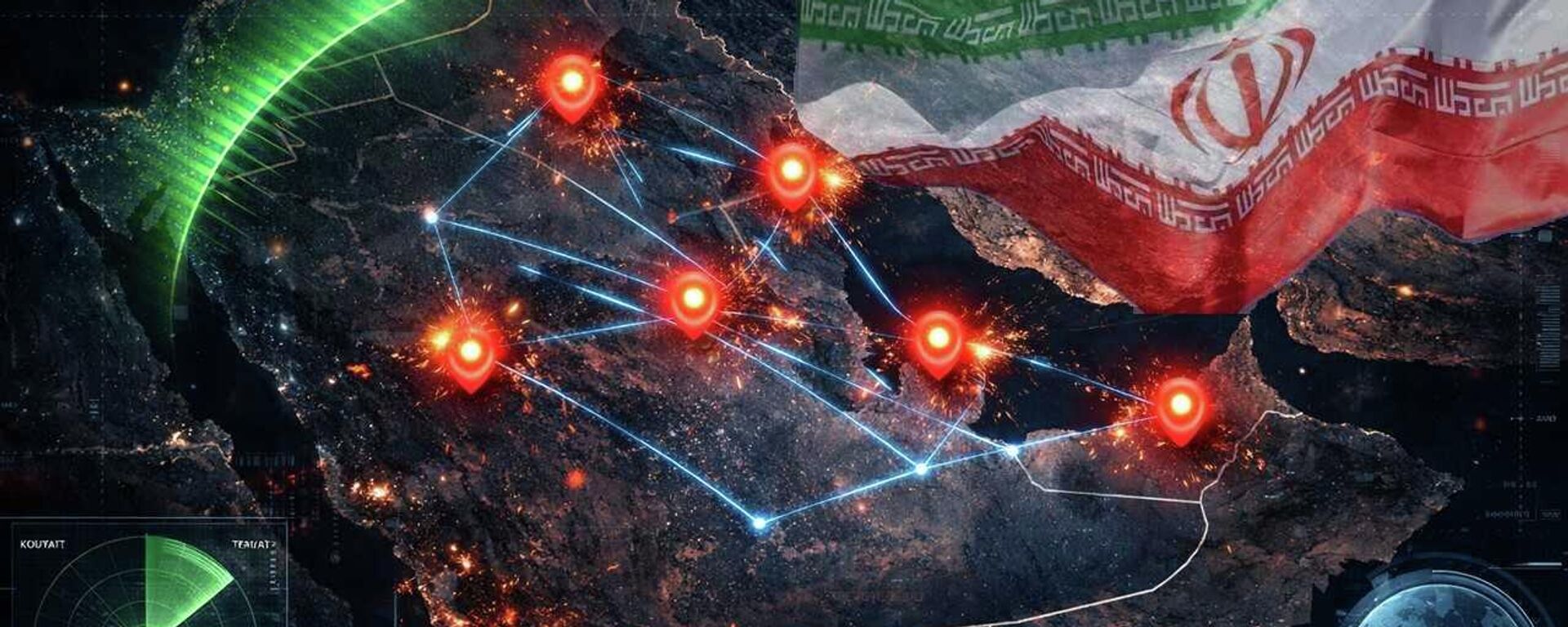 القواعد الأمريكية التي تم استهدافها من قبل إيران - سبوتنيك عربي, 1920, 30.03.2026