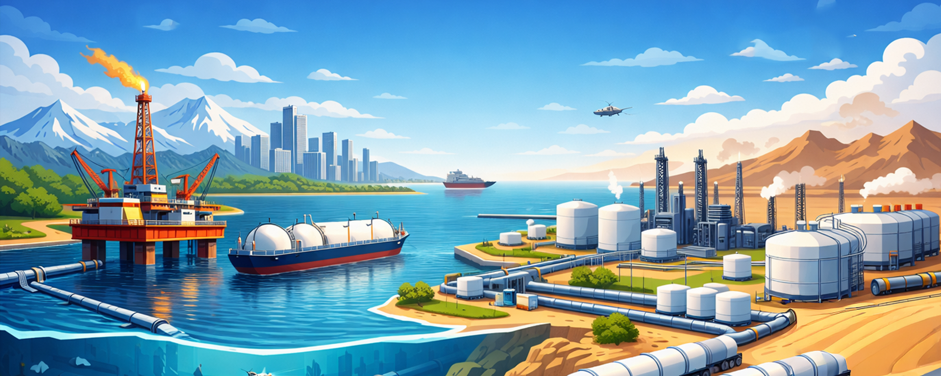 أبرز 4 صفقات غاز في مارس 2026 - سبوتنيك عربي, 1920, 01.04.2026