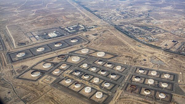 صورة جوية لمستودعات النفط الخام في الأحمدي، الكويت، 11 ديسمبر/ كانون الأول 2023 - سبوتنيك عربي
