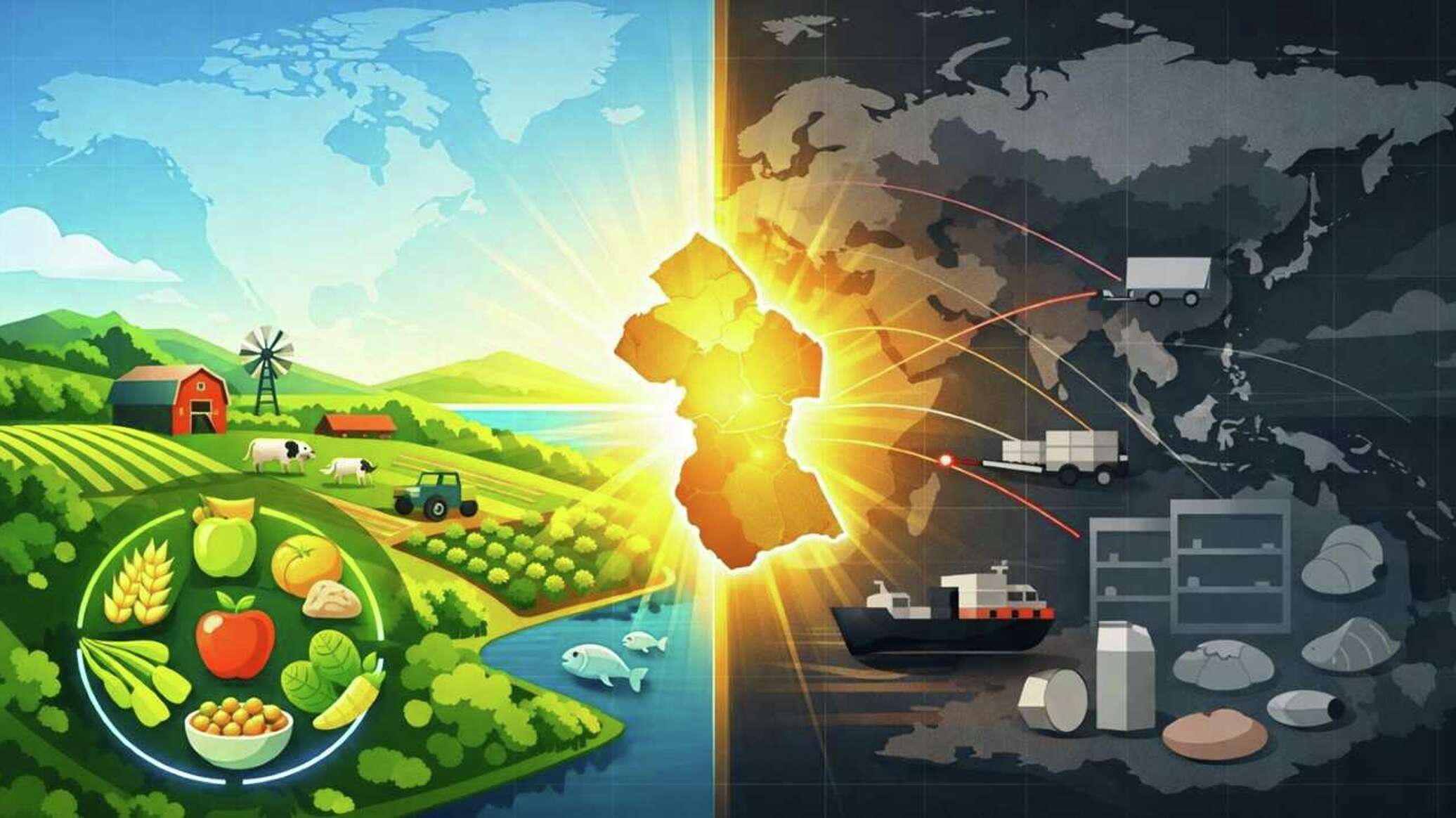 دولة واحدة حققته... فجوة بين الاكتفاء الذاتي من الغذاء والقوة الاقتصادية