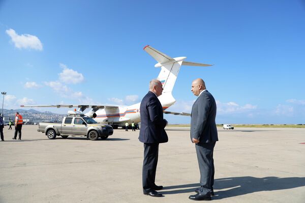 سبوتنيك ترصد لحظة وصول طائرة المساعدات الروسية إلى لبنان  - سبوتنيك عربي