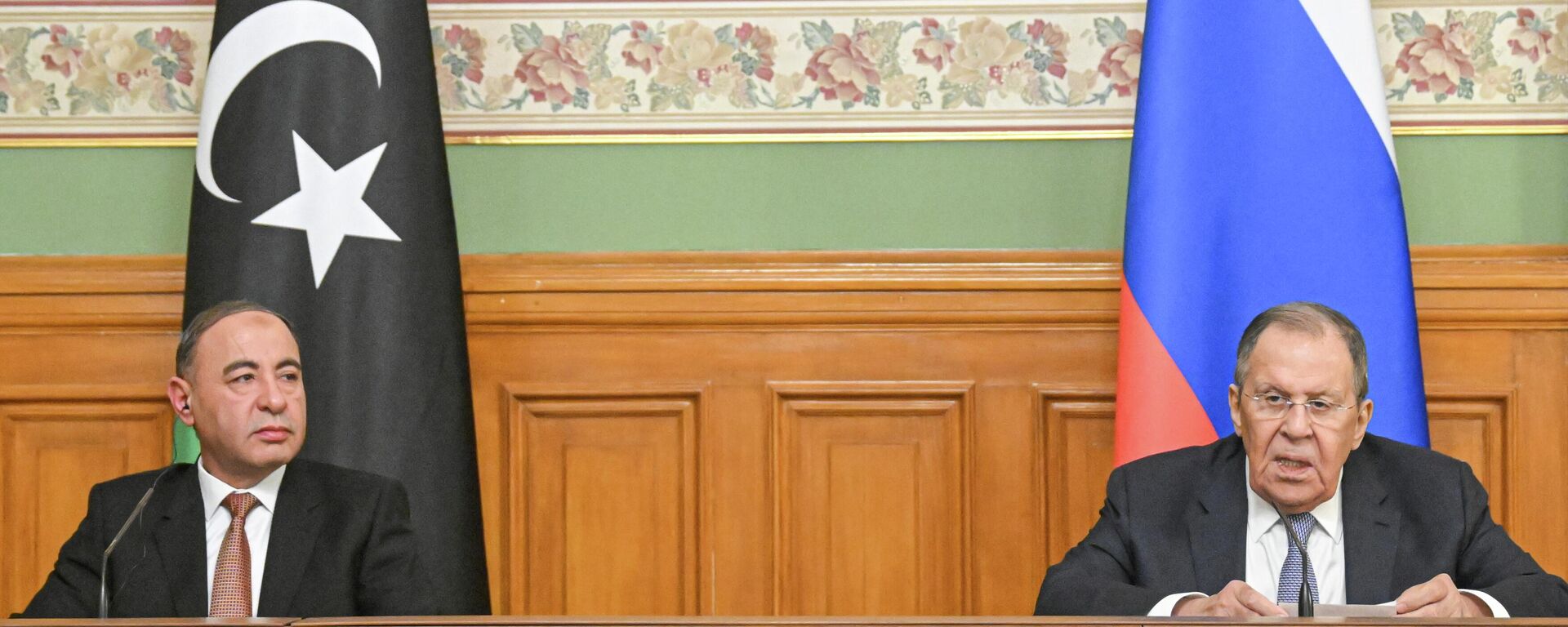 وزير الخارجية الروسي لافروف يلتقي مع وزير الخارجية الليبي بالوكالة الطاهر الباعور - سبوتنيك عربي, 1920, 21.04.2026