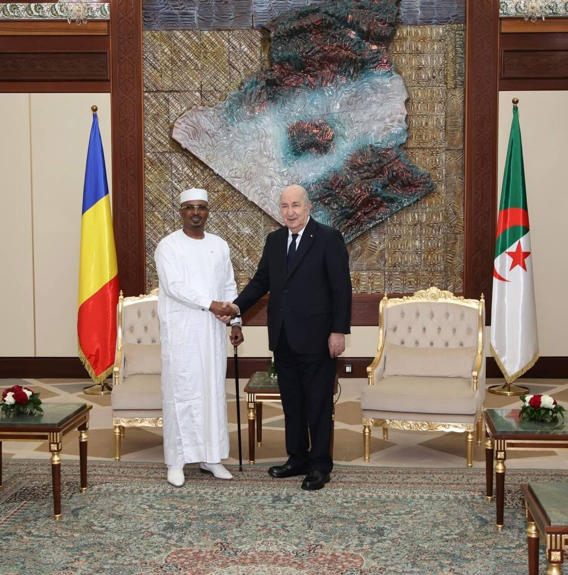 مراسم استقبال السيد رئيس الجمهورية للرئيس التشادي بقصر المرادية، والمباحثات التي جمعت وفدي البلدين - سبوتنيك عربي, 1920, 22.04.2026