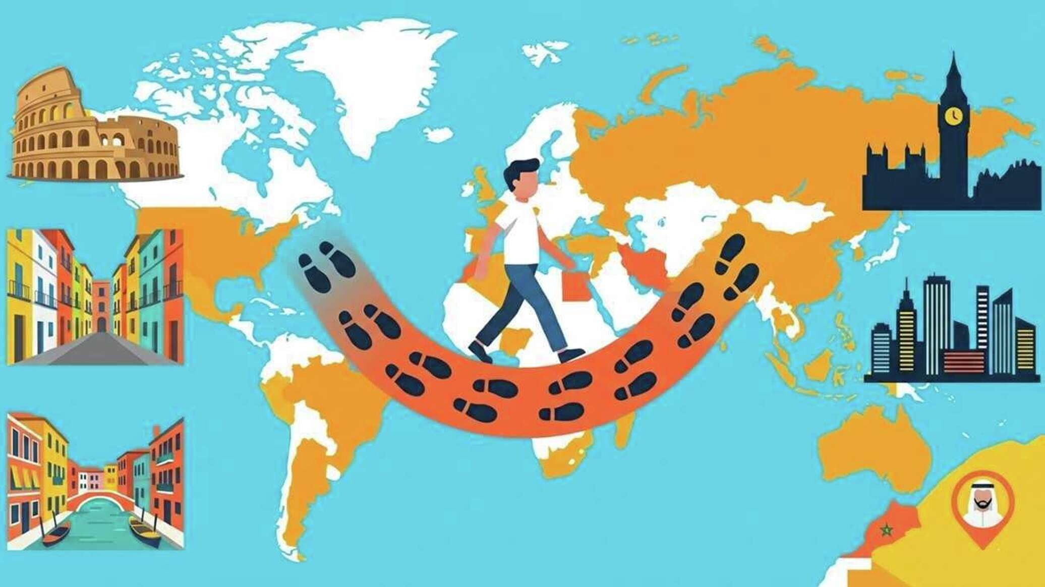 أفضل 10 مدن لممارسة المشي