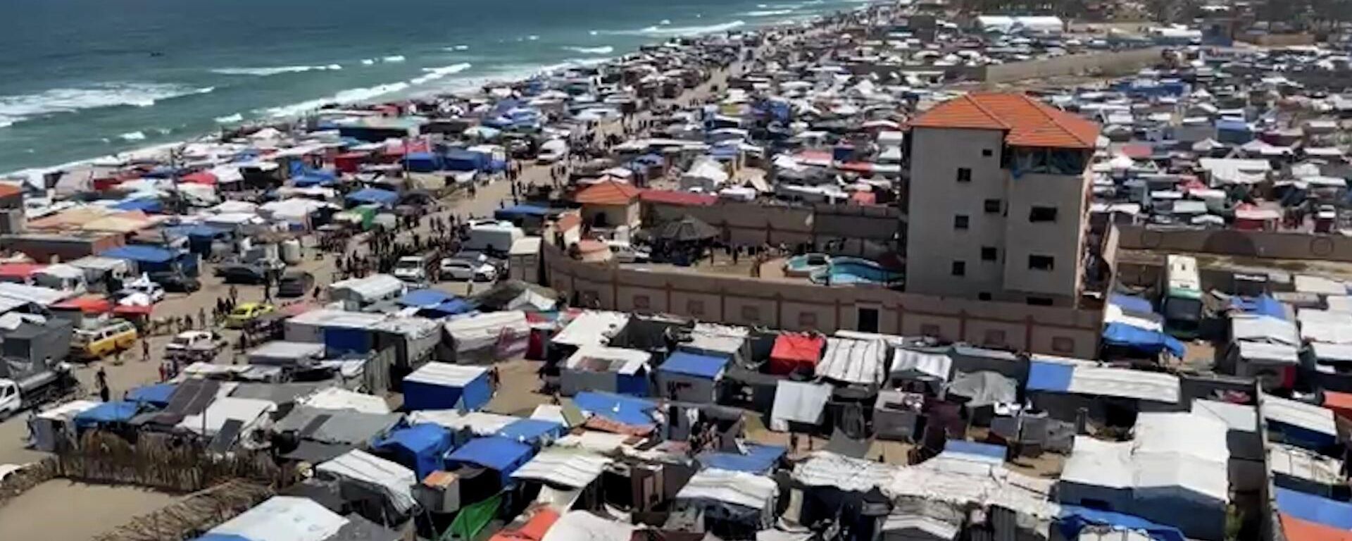 خلف الخط الأصفر بيوت تختفي وحدود تٌرسم والنازحون في غزة يتمسكون بحلم العودة   - سبوتنيك عربي, 1920, 11.07.2026