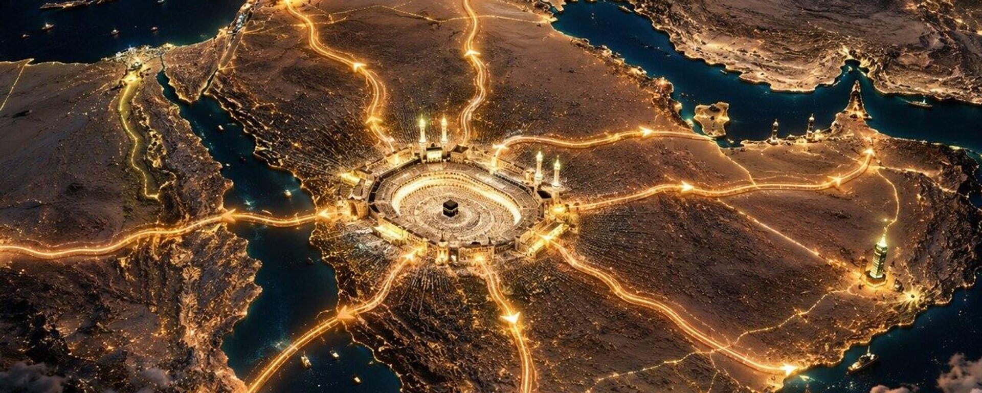  المسافات بالطريق البري إلى مكة من الدول المجاورة - سبوتنيك عربي, 1920, 15.05.2026