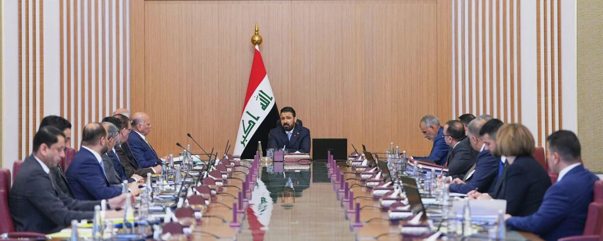 مجلس الوزراء العراقي يعقد جلسته الاعتيادية برئاسة رئيس مجلس الوزراء علي فالح الزيدي - سبوتنيك عربي, 1920, 19.05.2026