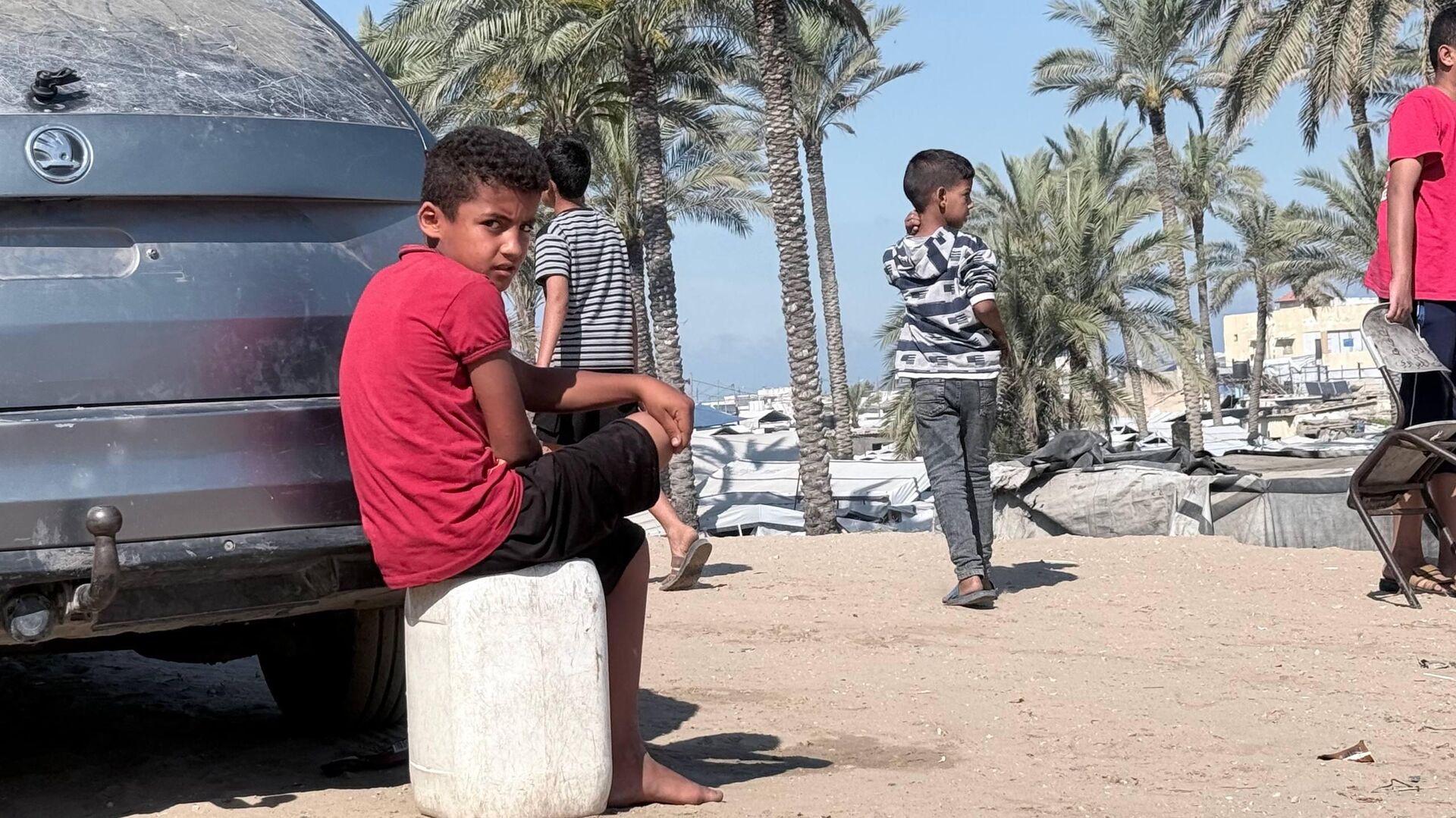 شح المياه يهدد حياة النازحين جنوب قطاع غزة
 - سبوتنيك عربي, 1920, 05.06.2026