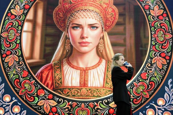 منصة عمل شركة "روساتوم" الروسية خلال منتدى سان بطرسبورغ. - سبوتنيك عربي