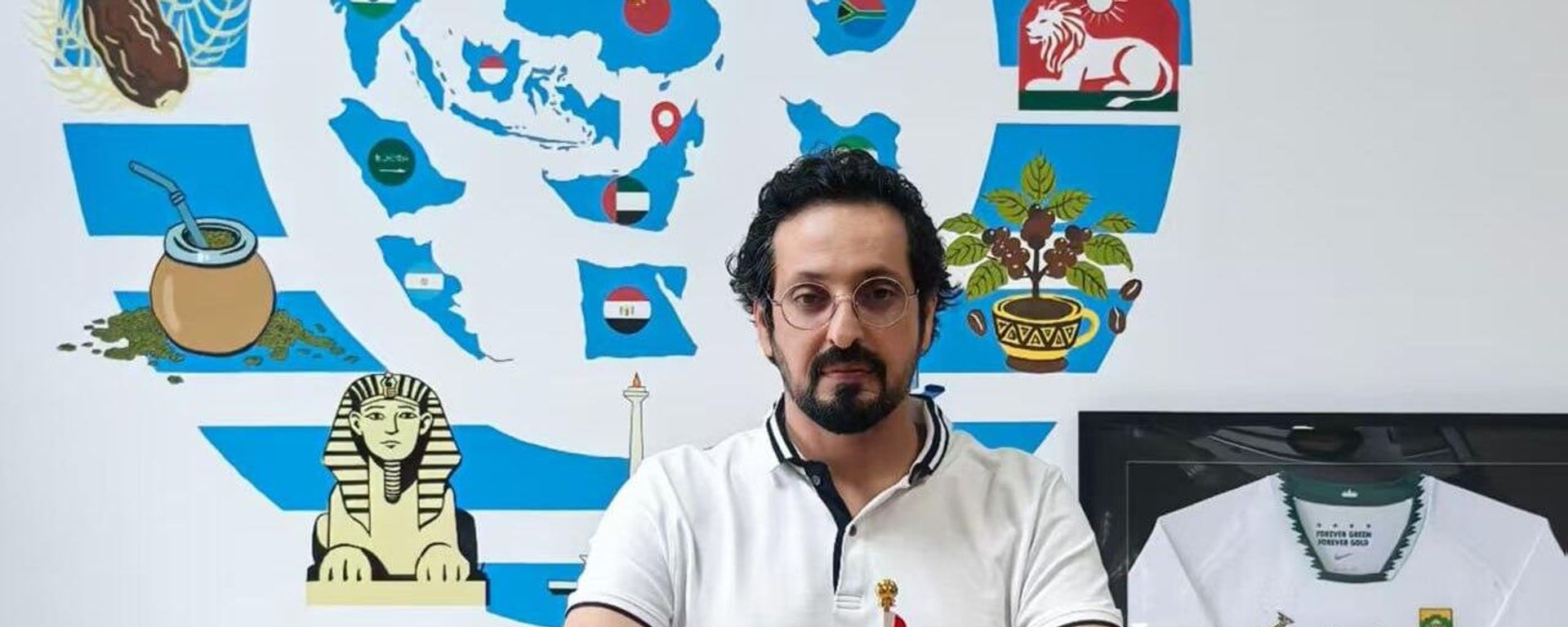 رئيس التحالف الدولي لكرة القدم لدول بريكس (بيفا)، سالم حميد المزيني - سبوتنيك عربي, 1920, 16.06.2026