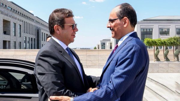 رئيس المخابرات العامة المصرية اللواء حسن رشاد يلتقي رئيس الاستخبارات التركية إبراهيم قالن - سبوتنيك عربي