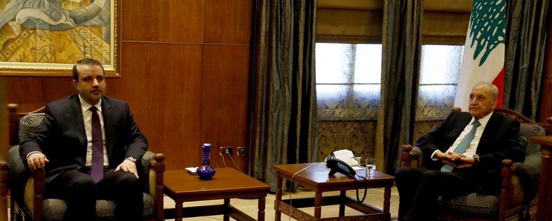 الشيباني من بيروت: لقائي اليوم مع بري ممتاز ونركز على تطوير العلاقات بين سوريا ولبنان - سبوتنيك عربي, 1920, 02.07.2026