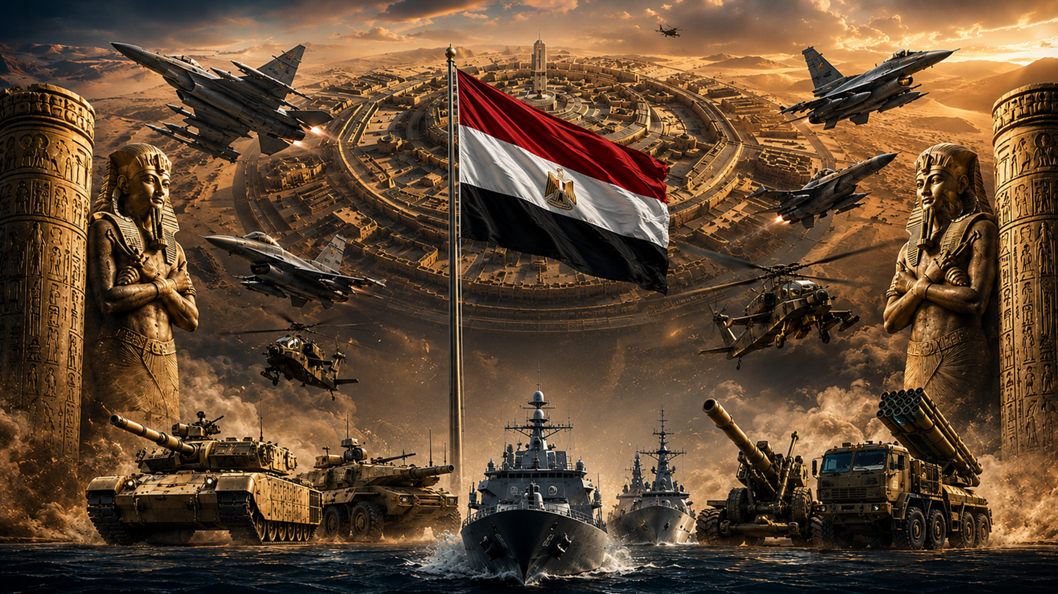 قدرات الجيش المصري في 2026 وحجم قواته الجوية