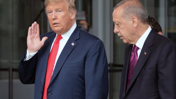 الرئيس الأمريكي دونالد ترامب والرئيس التركي رجب طيب أردوغان - سبوتنيك عربي