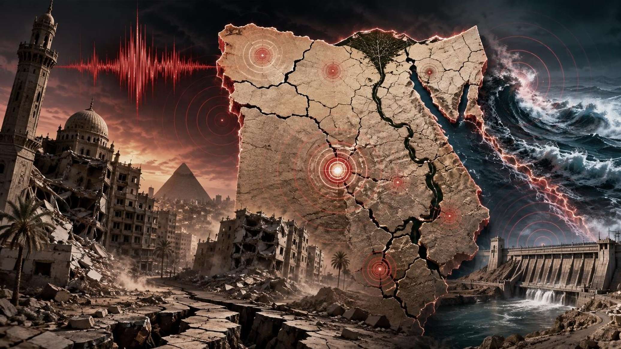 أقوى زلازل تضرب مصر عبر التاريخ