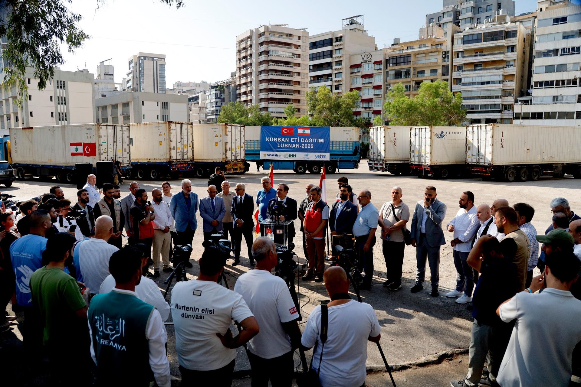 لبنان يتسلم 280 طنا من اللحوم كمساعدات تركية لـ 140 ألف عائلة لبنان يتسلم 280 طنا من اللحوم كمساعدات تركية لـ 140 ألف عائلة - سبوتنيك عربي, 1920, 03.08.2026