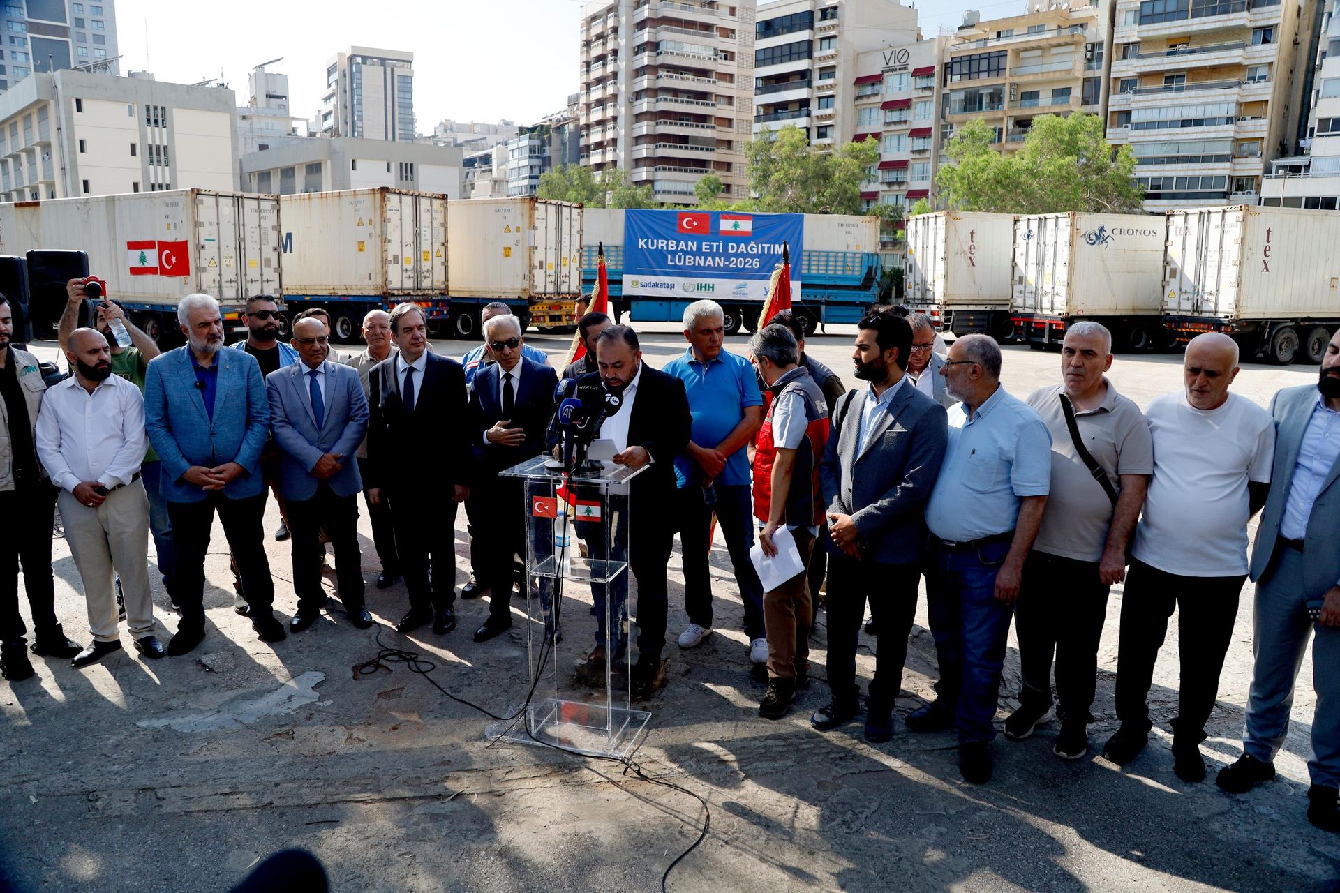 لبنان يتسلم 280 طنا من اللحوم كمساعدات تركية لـ 140 ألف عائلة لبنان يتسلم 280 طنا من اللحوم كمساعدات تركية لـ 140 ألف عائلة - سبوتنيك عربي, 1920, 03.08.2026