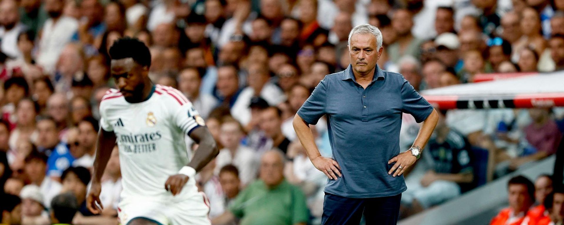 فينيسيوس جونيور، لاعب ريال مدريد في مباراة تحت أنظار المدرب، جوزيه مورينيو - سبوتنيك عربي, 1920, 05.09.2026