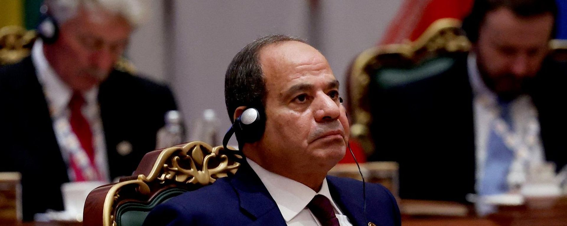 الرئيس المصري، عبد الفتاح السيسي، يحضر قمة بريكس في نيودلهي، الهند، 12 سبتمبر/ أيلول 2026 - سبوتنيك عربي, 1920, 13.09.2026