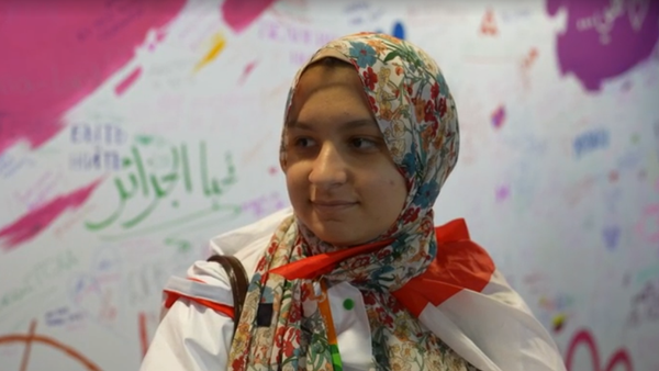 رنا أساامة إحدى المشاركات في مهرجان الشباب الدولي - سبوتنيك عربي