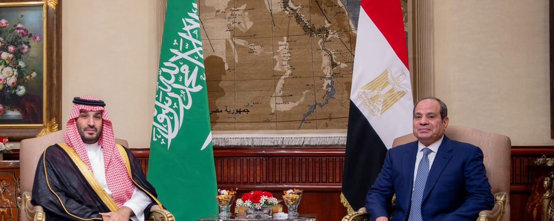 الرئيس المصري عبد الفتاح السيسي يستقبل ولي العهد السعودي الأمير محمد بن سلمان في القاهرة - سبوتنيك عربي, 1920, 15.09.2026