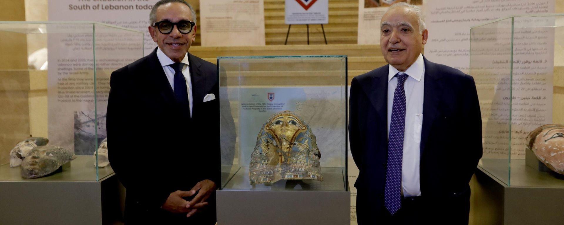 لبنان يسلم مصر 37 قطعة أثرية فرعونية ضبطت في ميناء بيروت - سبوتنيك عربي, 1920, 16.09.2026