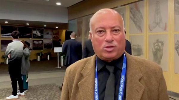 رئيس الجمعية الفلسطينية لخريجي الجامعات الروسية والسوفيتية في لبنان، حكم عداوي - سبوتنيك عربي