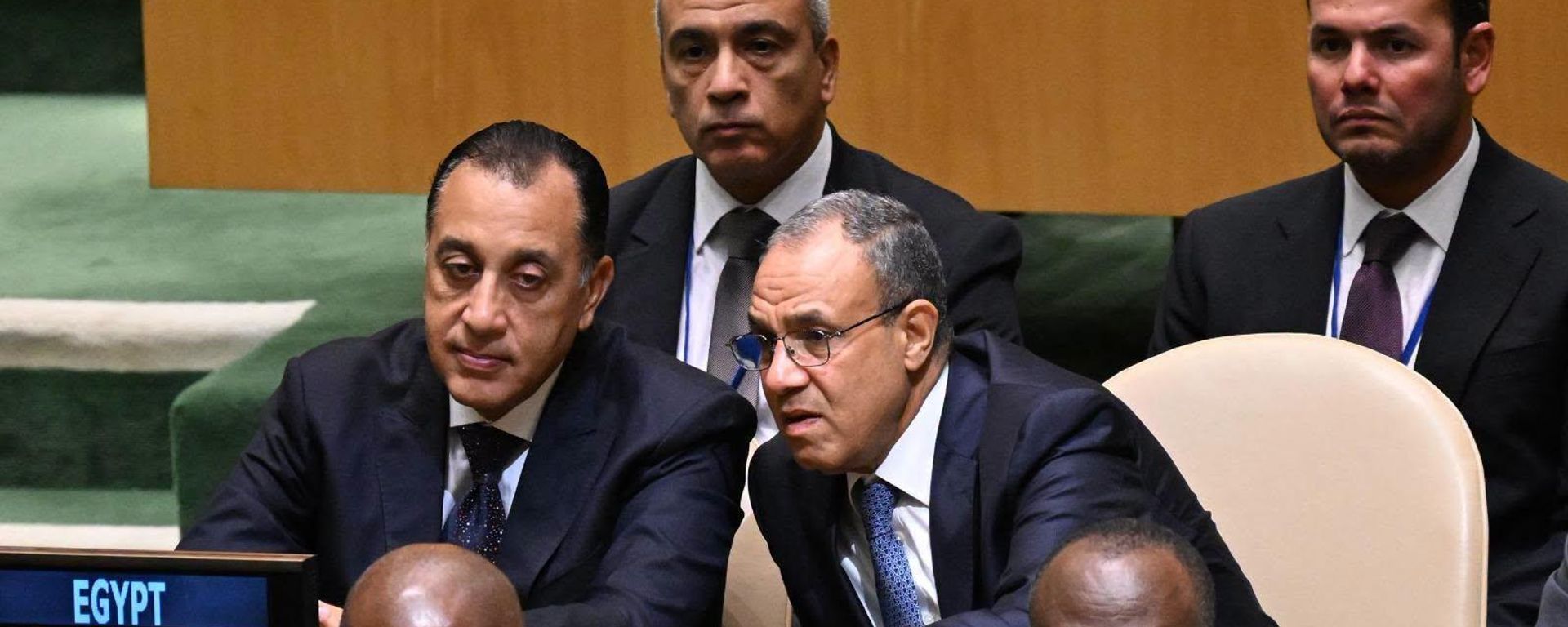 رئيس الوزراء المصري مصطفى مدبولي خلال مشاركته في اجتماعات الدورة الـ81 للجمعية العامة للأمم المتحدة في نيويورك - سبوتنيك عربي, 1920, 23.09.2026