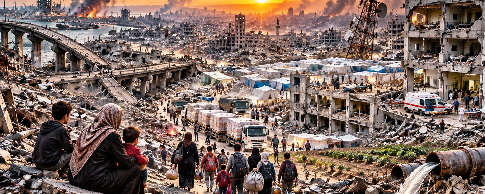 7 أكتوبر.. كيف أصبحت غزة بعد 3 سنوات من الحرب - سبوتنيك عربي, 1920, 07.10.2026
