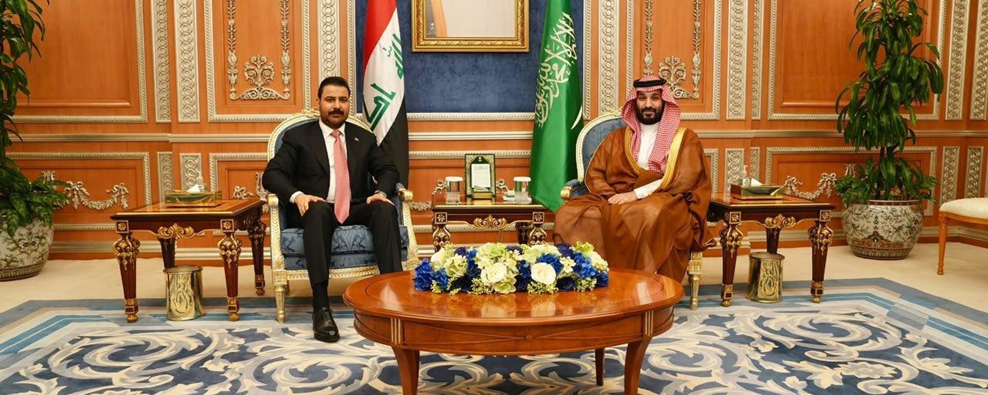 ولي العهد السعودي الأمير محمد بن سلمان يستقبل رئيس الوزراء العراقي علي فالح الزيدي في الرياض - سبوتنيك عربي, 1920, 14.10.2026