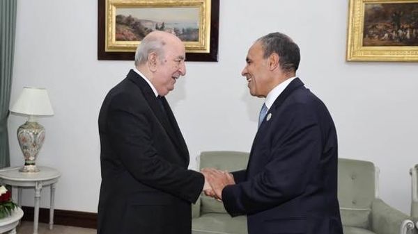 الرئيس الجزائري عبد المجيد تبون، مع وزير الخارجية المصري بدر عبد العاطي - سبوتنيك عربي