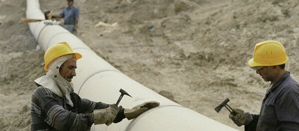 إنشاء خط أنابيب الغاز - سبوتنيك عربي