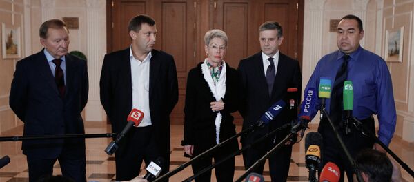 لقاء مجموعة العمل الثلاثية في مينسك لقاء مجموعة العمل الثلاثية في مينسك - سبوتنيك عربي