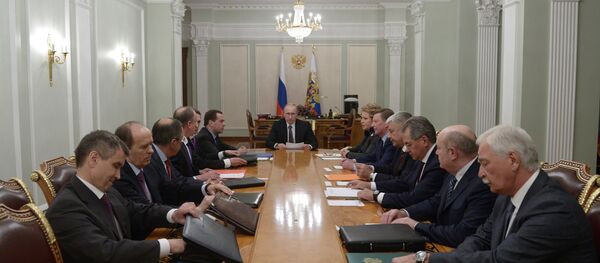 اجتماع مجلس الأمن الروسي 16/1/2015 - سبوتنيك عربي