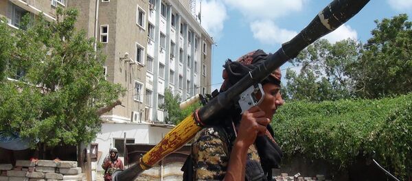 عضو من لجان المقاومة الشعبية اليمنية عضو من لجان المقاومة الشعبية اليمنية - سبوتنيك عربي