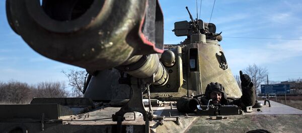 مدفع ذاتي الحركة تابع للجيش الأوكراني - سبوتنيك عربي